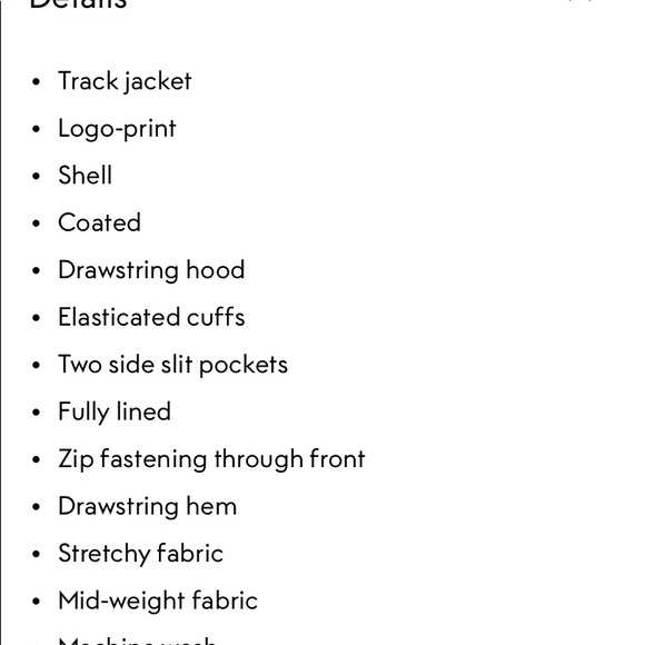 Reebok x Victoria Beckham Hooded Track Jacket Small NWT - Picture 6 of 6